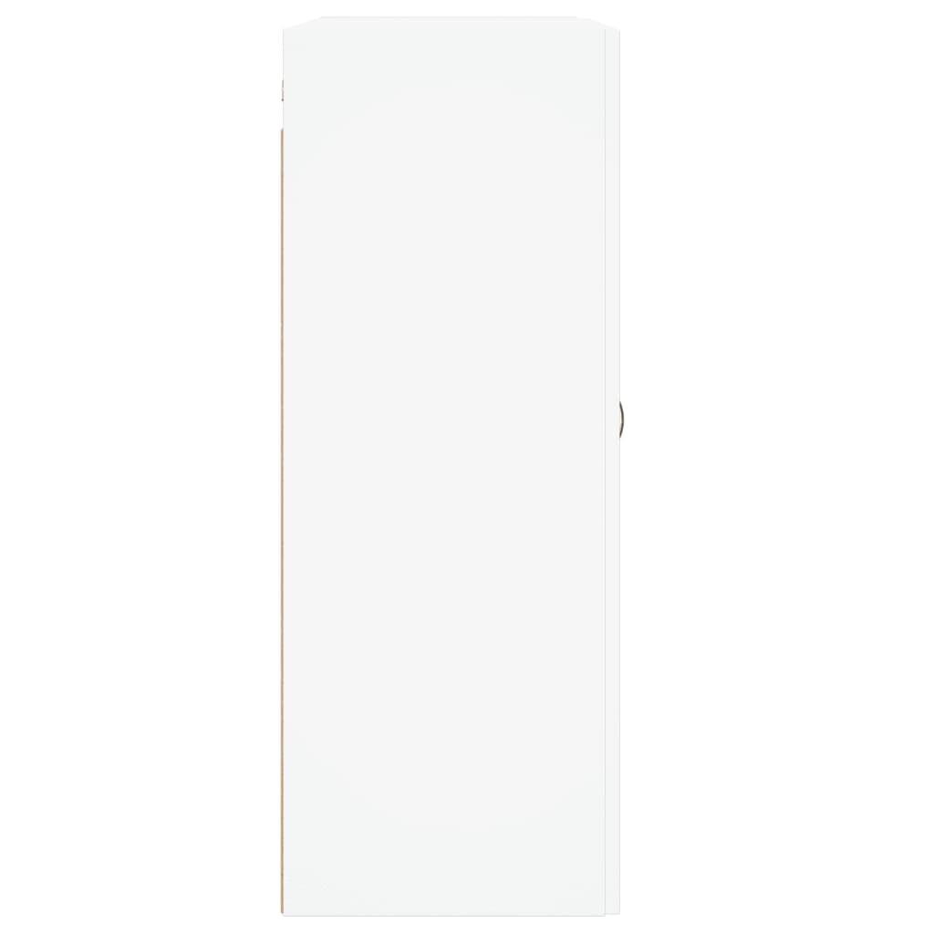 Móveis de parede 2 pcs derivados de madeira branco
