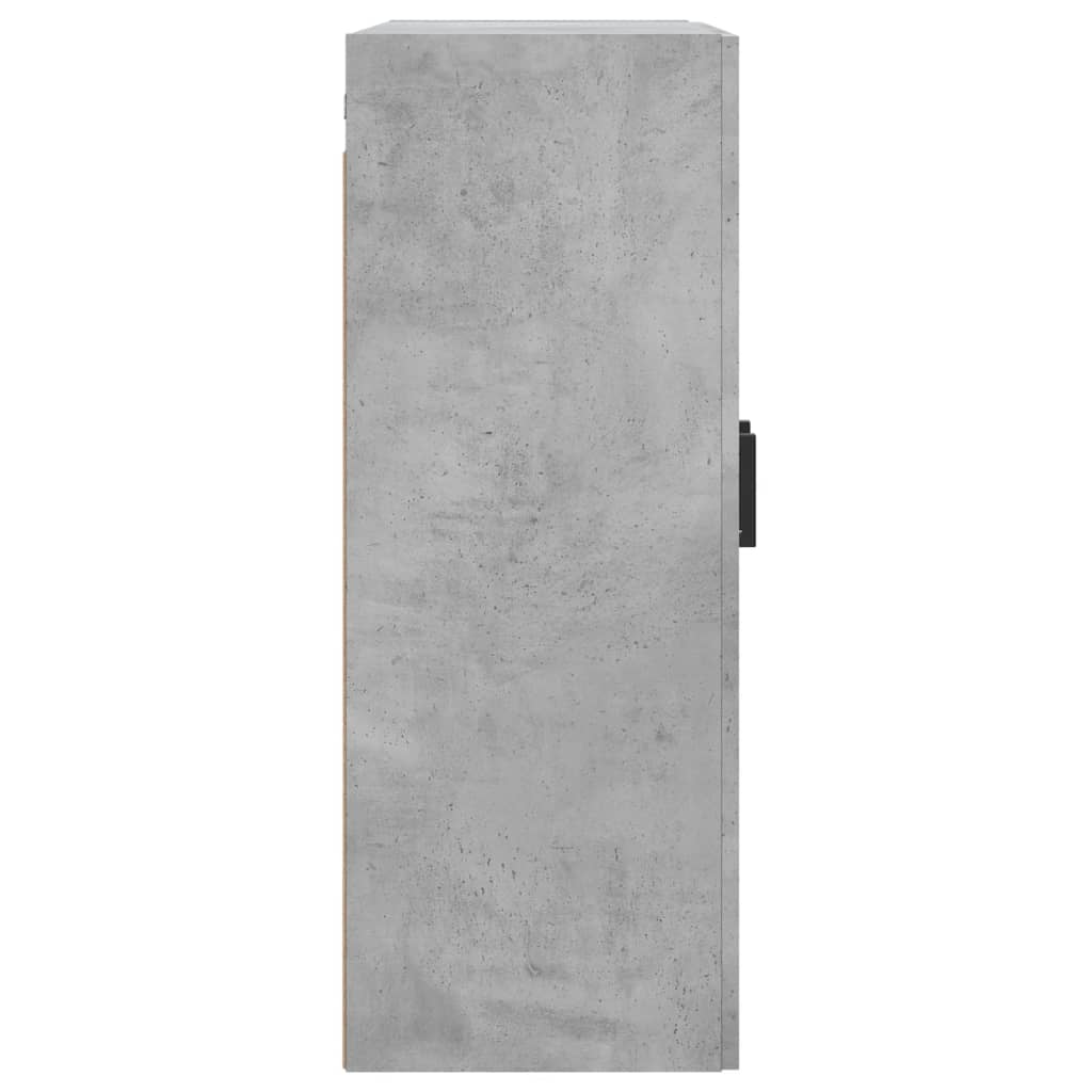 Móveis de parede 2 pcs derivados de madeira cinzento cimento