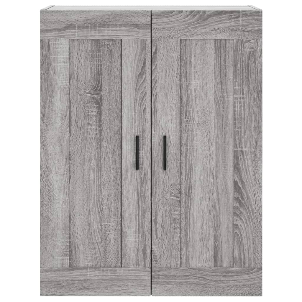 Móveis de parede 2 pcs derivados de madeira cinzento sonoma