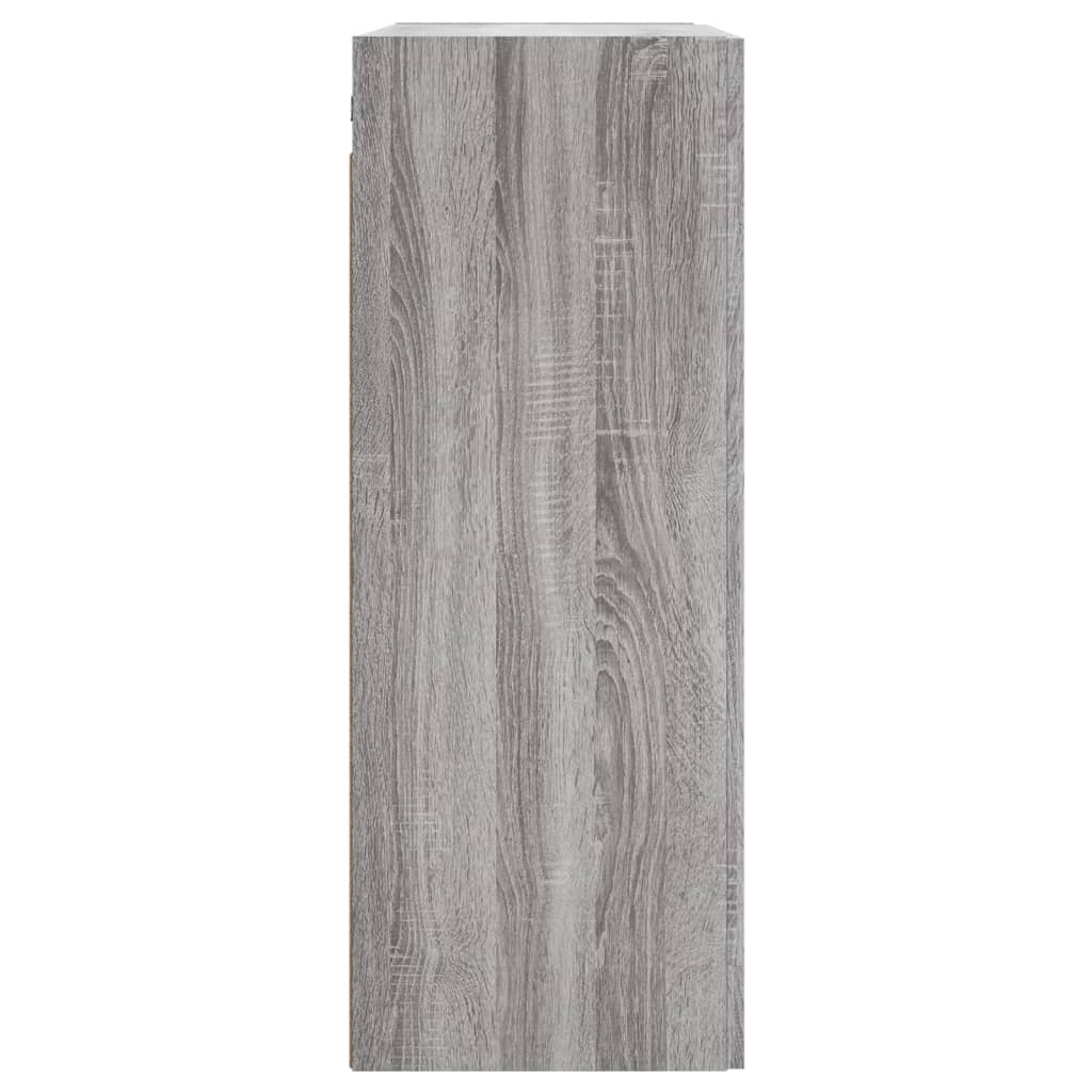 Móveis de parede 2 pcs derivados de madeira cinzento sonoma