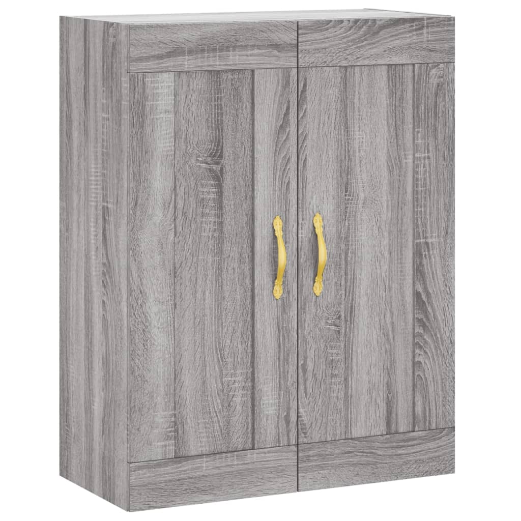 Móveis de parede 2 pcs derivados de madeira cinzento sonoma