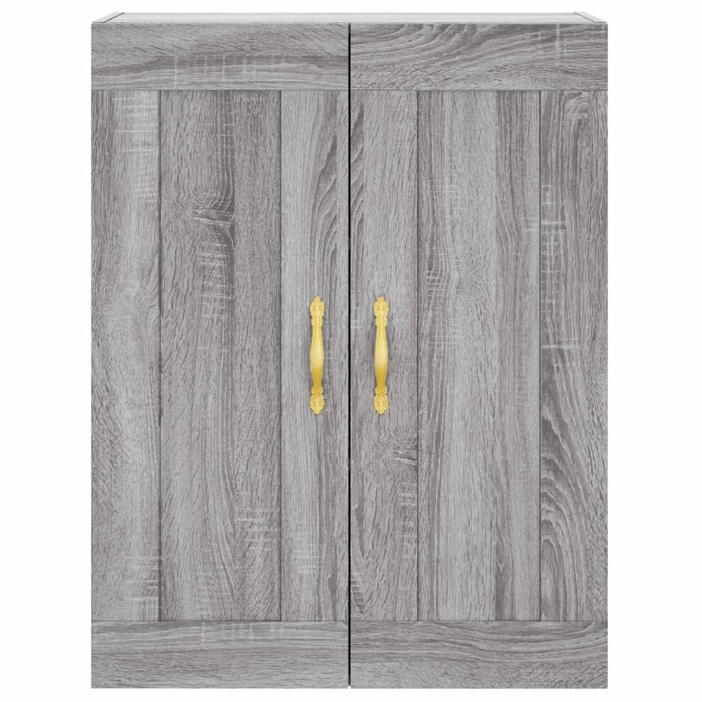 Móveis de parede 2 pcs derivados de madeira cinzento sonoma