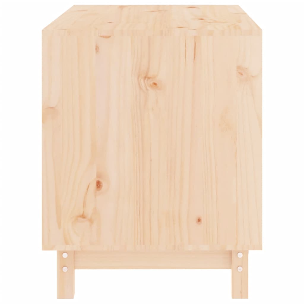 Casota para cães 70x50x62 cm madeira de pinho maciça