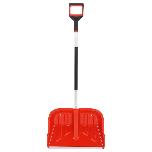 Pá de neve 136 cm alumínio vermelho