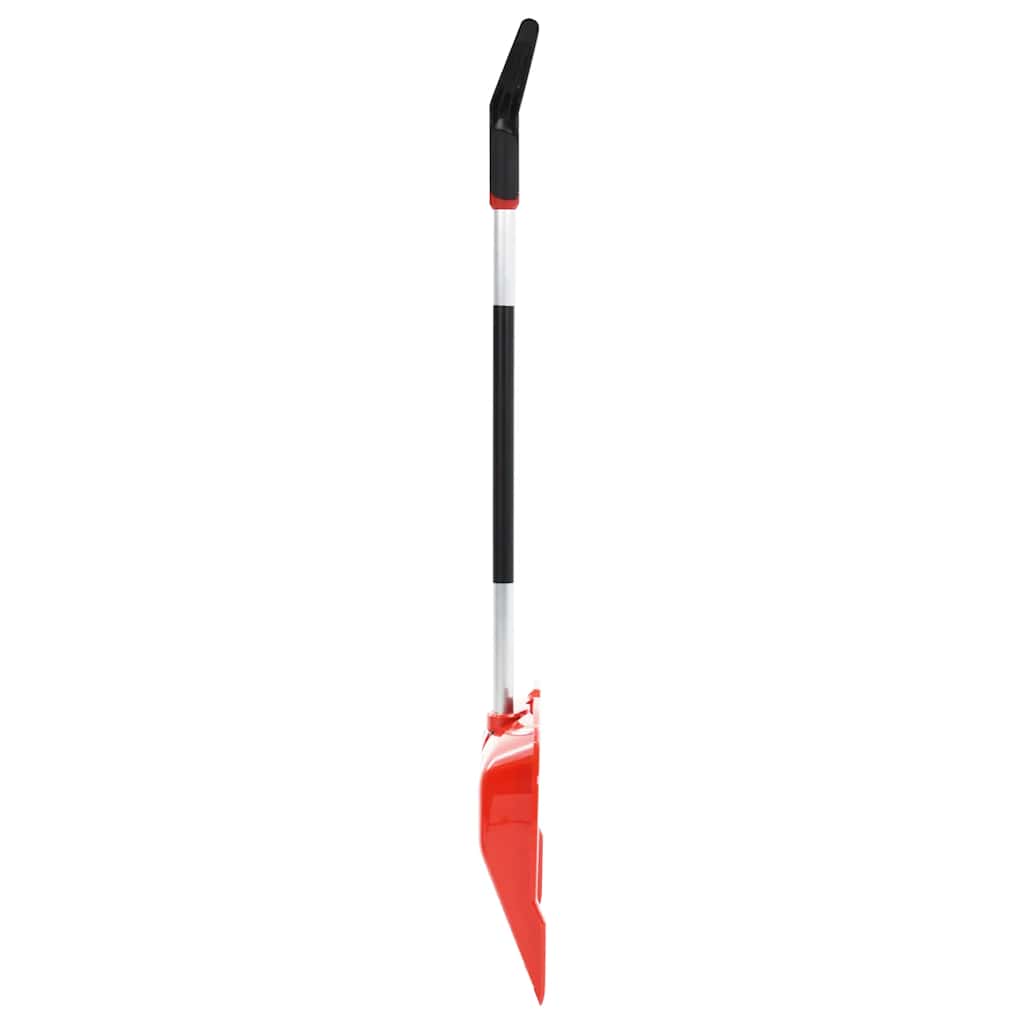 Pá de neve 136 cm alumínio vermelho