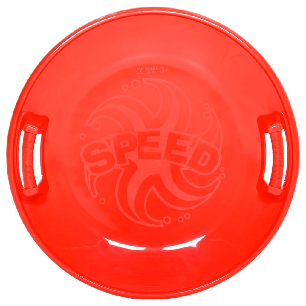 Trenó redondo 66,5 cm PP vermelho