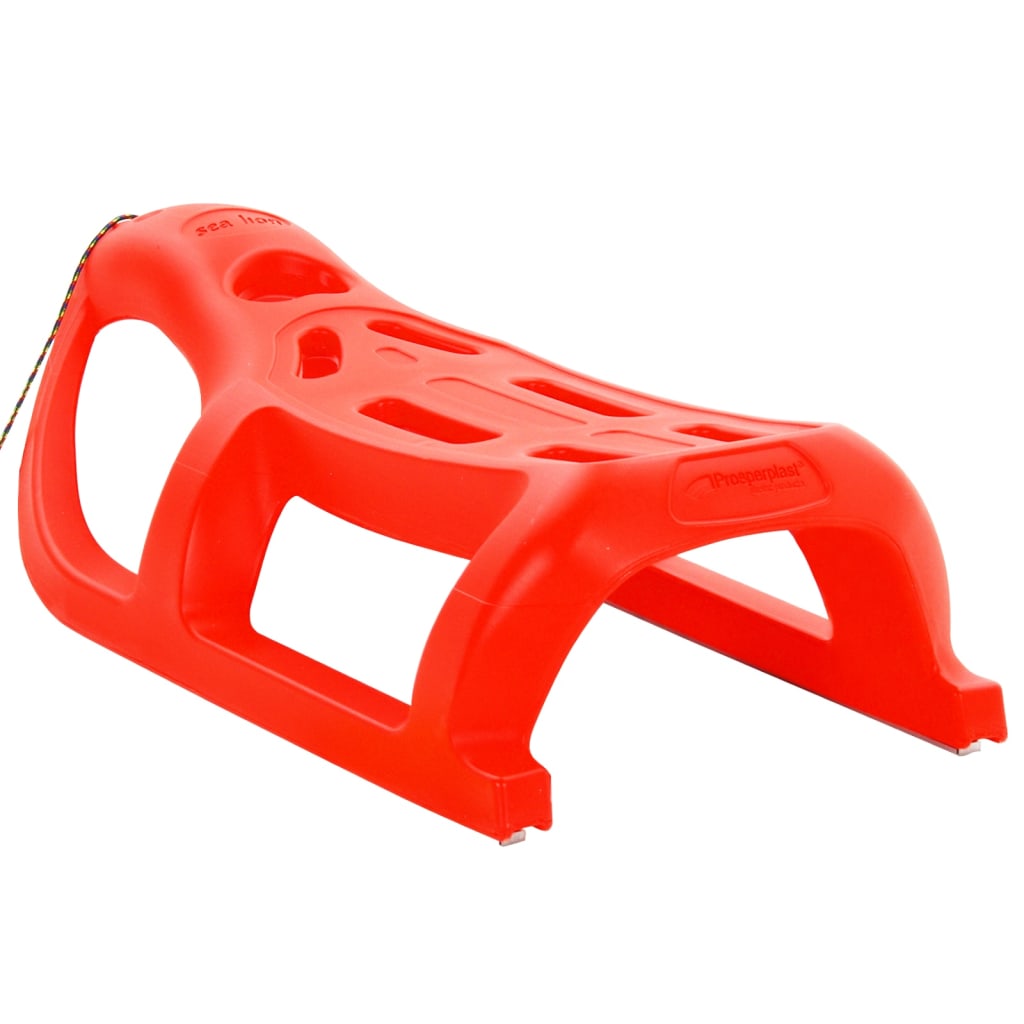 Trenó 80x39,5x25,5 cm polipropileno vermelho