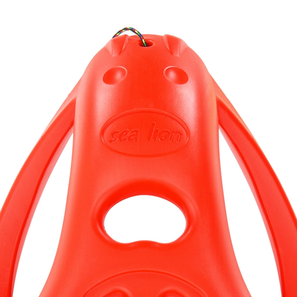 Trenó 80x39,5x25,5 cm polipropileno vermelho