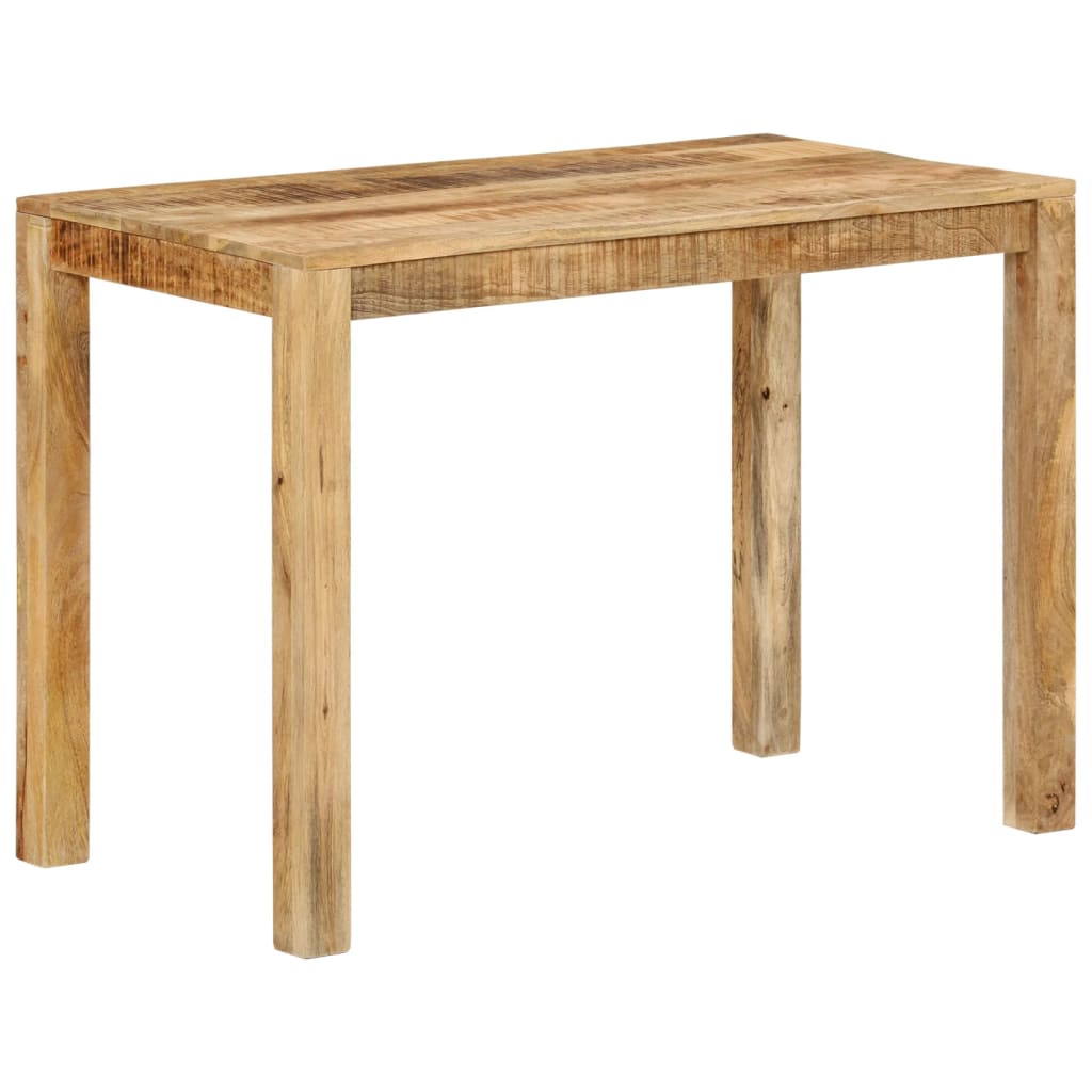 Mesa de jantar 110x55x76 cm madeira de mangueira maciça