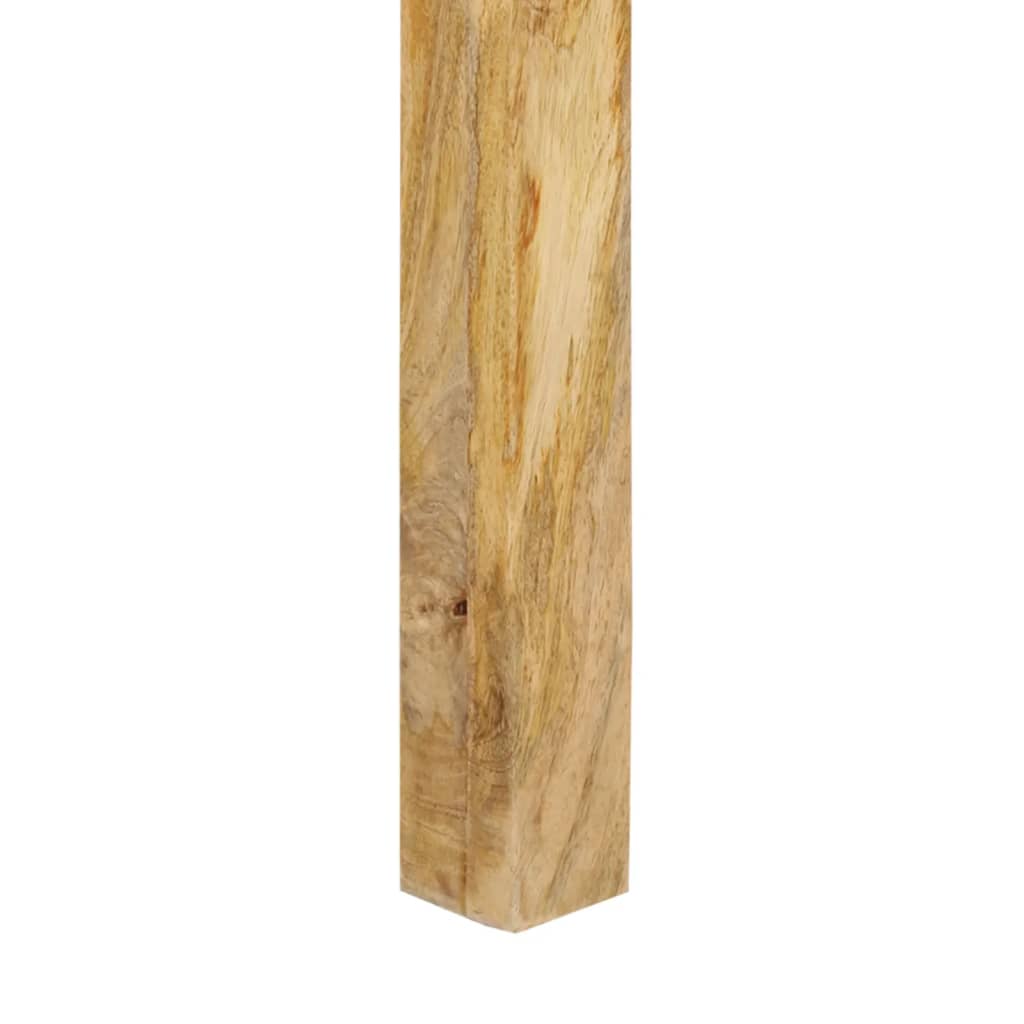 Mesa de jantar 110x55x76 cm madeira de mangueira maciça