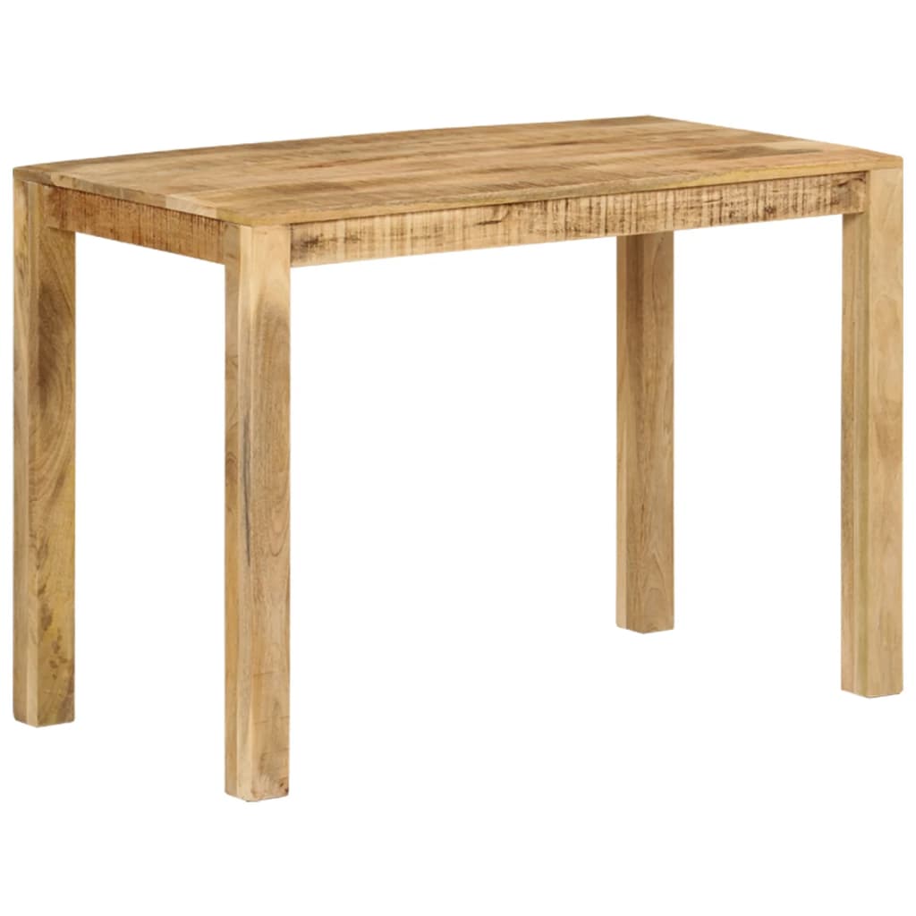 Mesa de jantar 110x55x76 cm madeira de mangueira maciça