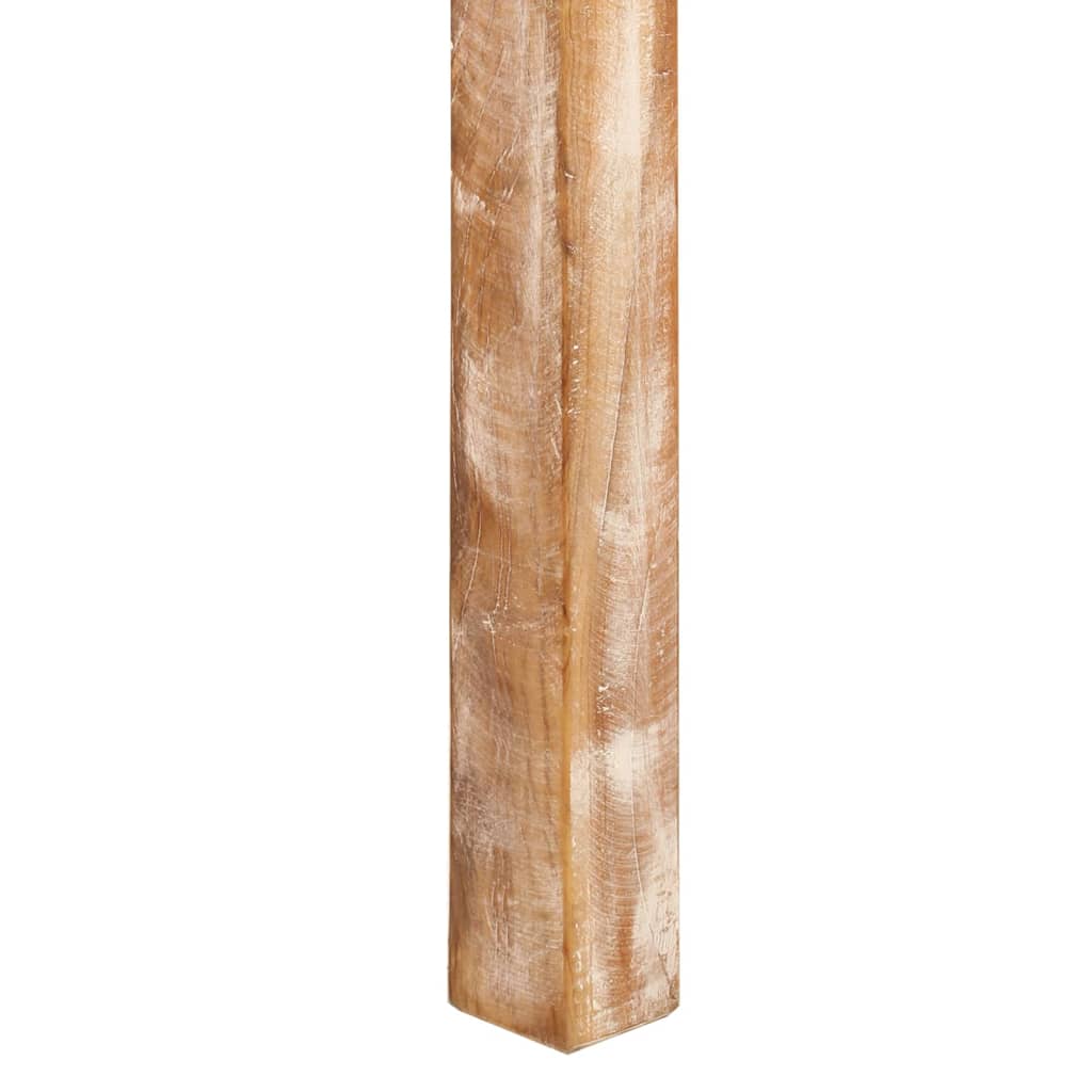 Mesa de jantar 110x55x76 cm madeira recuperada maciça