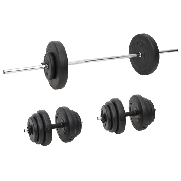 Barras e halteres com discos 60 Kg
