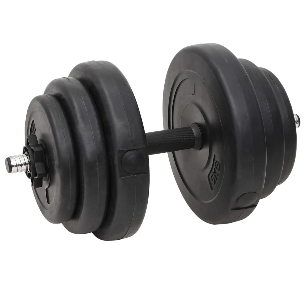 Barras e halteres com discos 60 Kg
