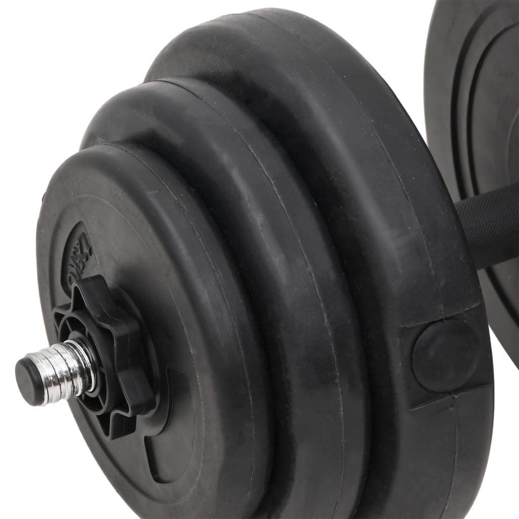 Barras e halteres com discos 60 Kg