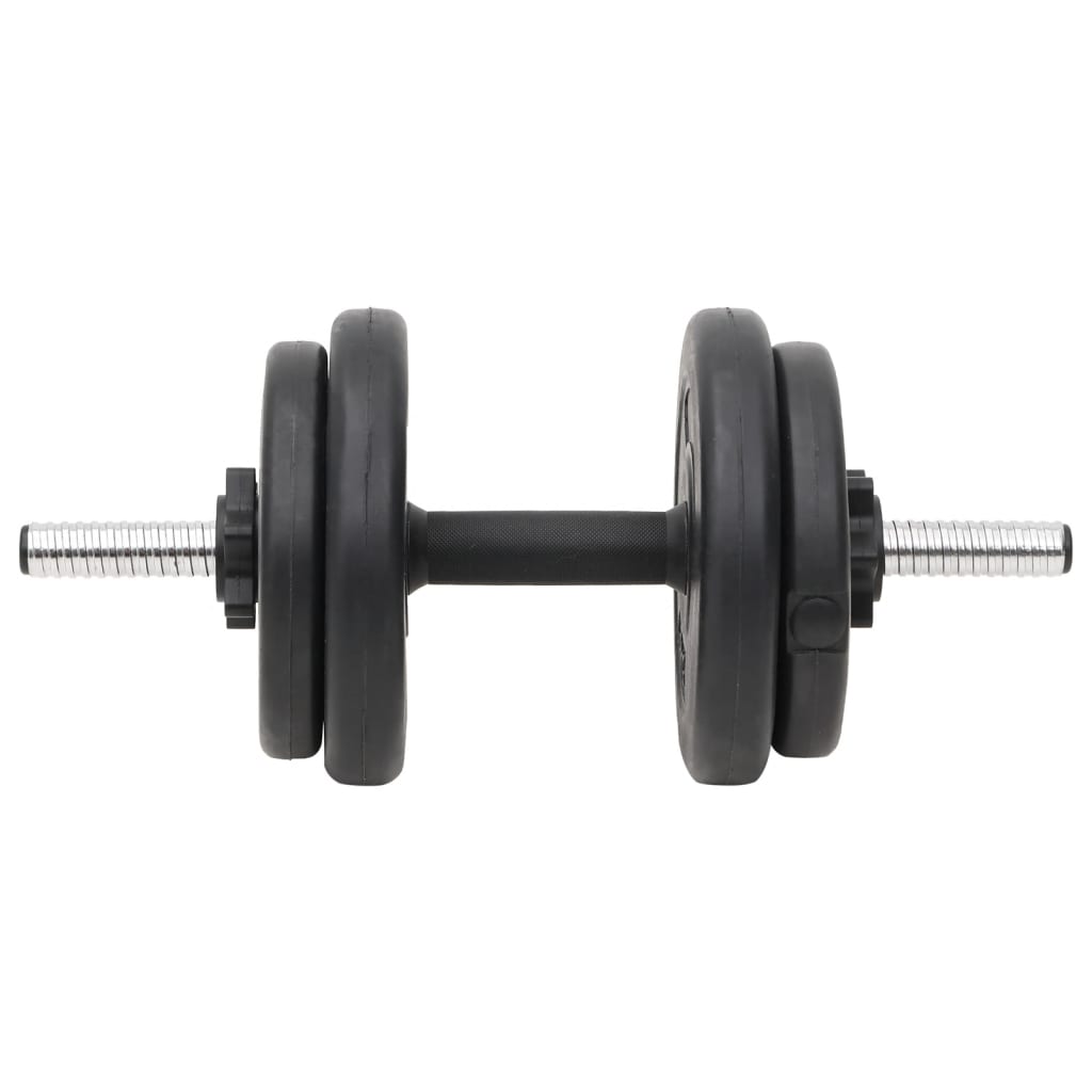Barra curva e haltere com discos 60 Kg