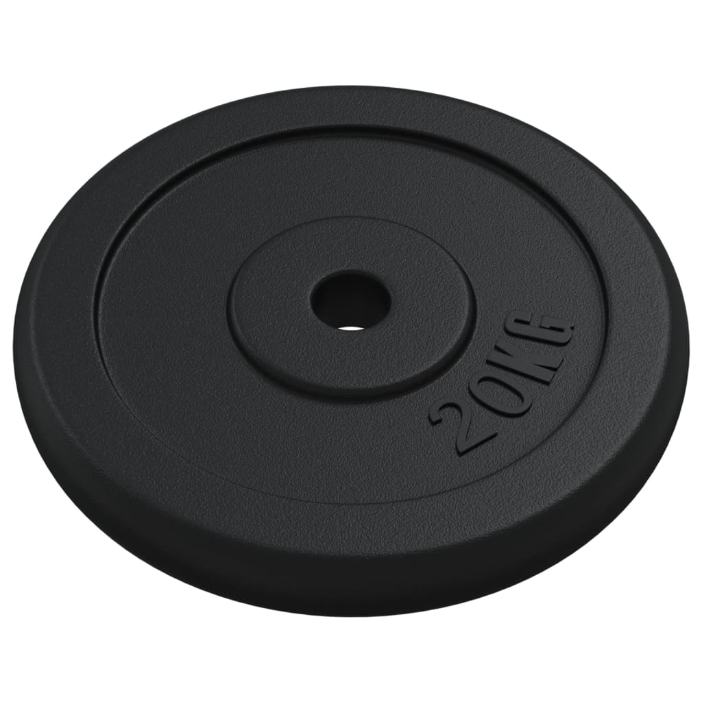 Disco de musculação 40 kg ferro fundido
