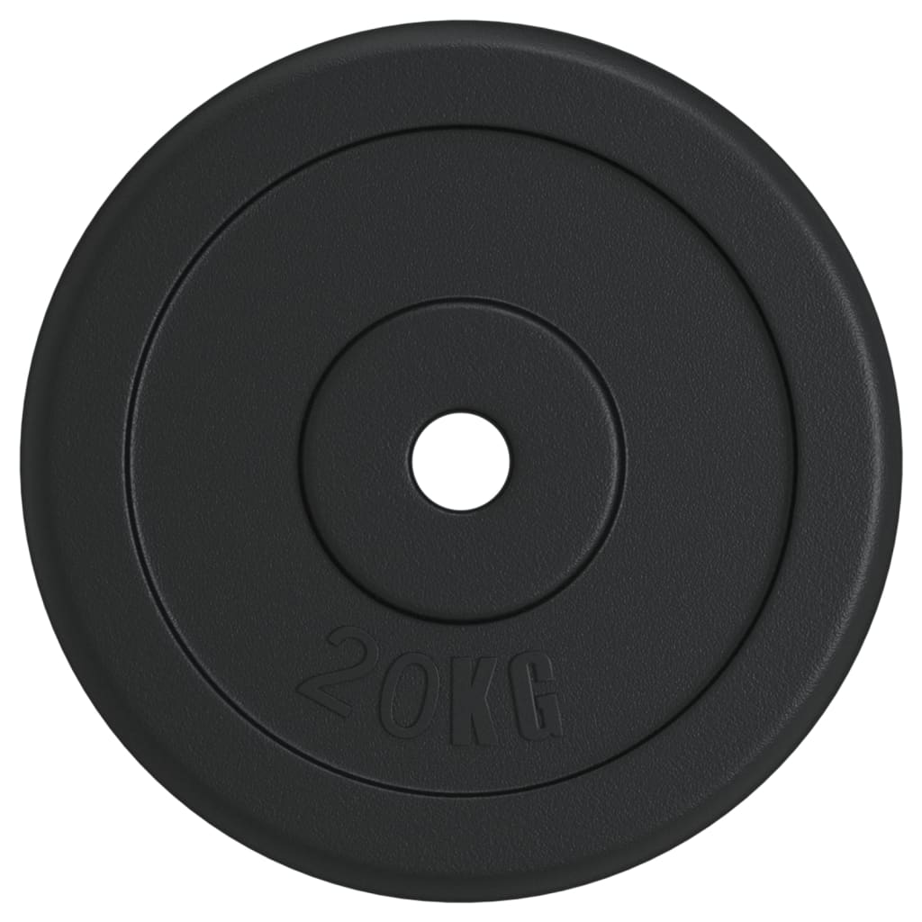 Disco de musculação 40 kg ferro fundido