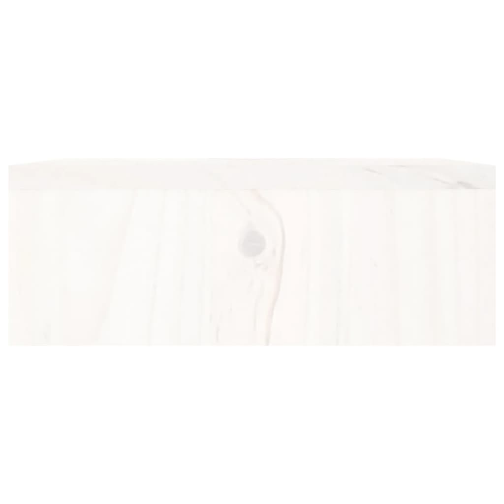 Suporte para monitor 100x27x10 cm pinho maciço branco