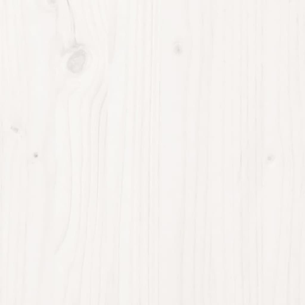 Suporte para monitor 100x27x10 cm pinho maciço branco