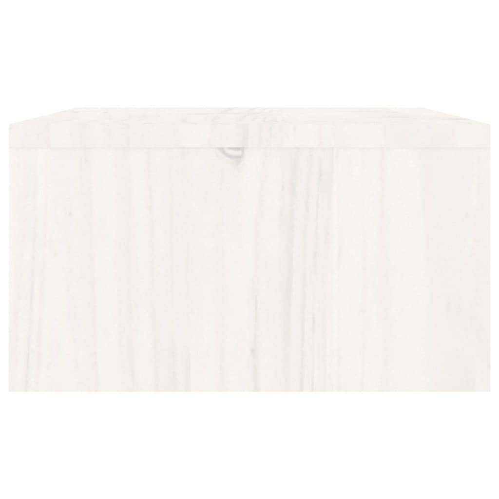 Suporte para monitor 100x27x15 cm pinho maciço branco