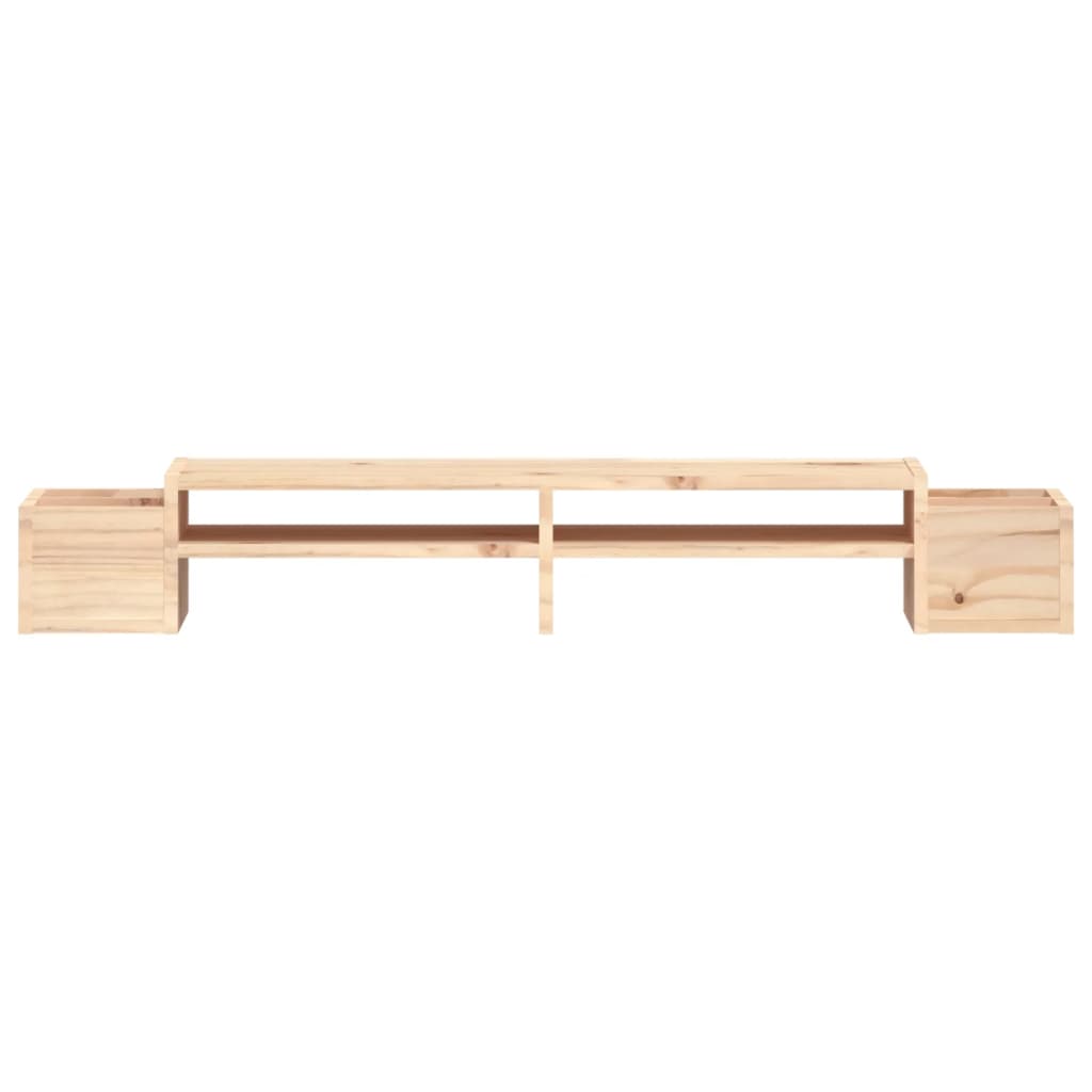 Suporte para monitor 100x27,5x15 cm madeira de pinho maciça