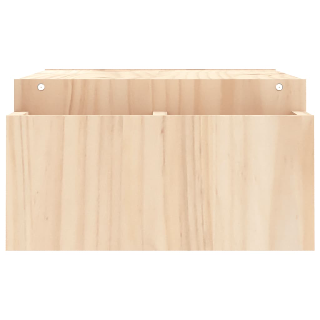 Suporte para monitor 100x27,5x15 cm madeira de pinho maciça
