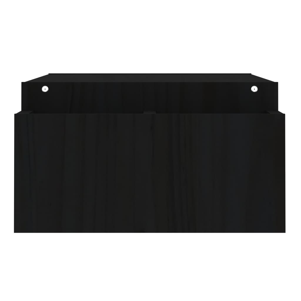 Suporte para monitor 100x27,5x15 cm madeira pinho maciça preto