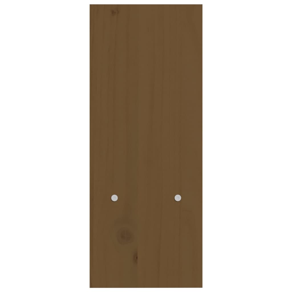 Suporte para monitor (39-72)x17x43 cm pinho maciço castanho-mel