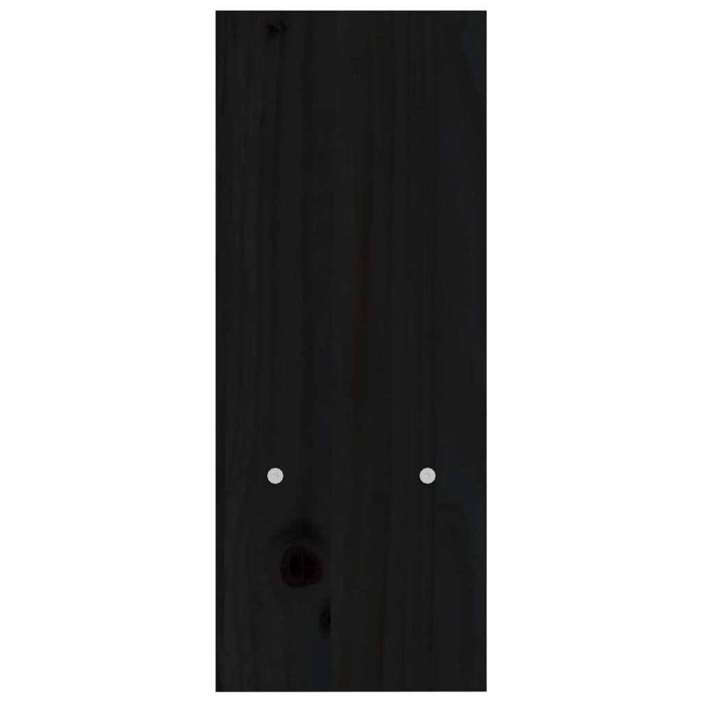 Suporte para monitor (39-72)x17x43 cm pinho maciço preto