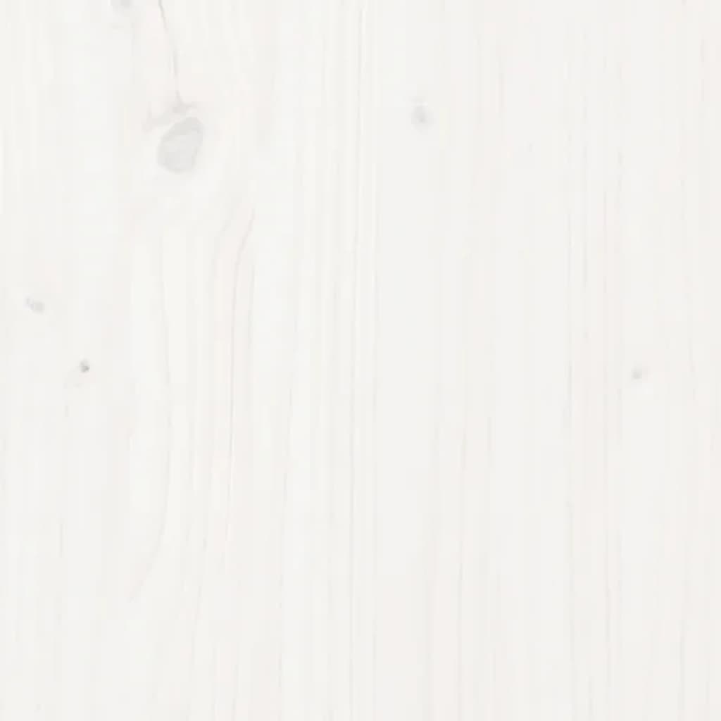 Suporte para monitor (52-101)x22x14 cm pinho maciço branco