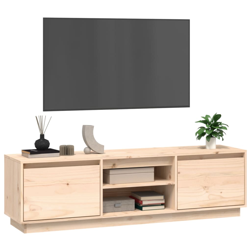 Móvel para TV 140x35x40 cm madeira de pinho maciça