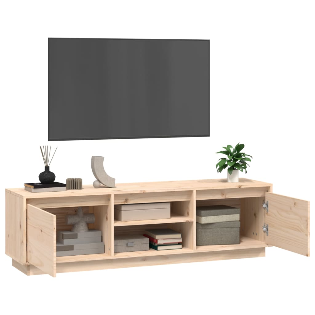 Móvel para TV 140x35x40 cm madeira de pinho maciça