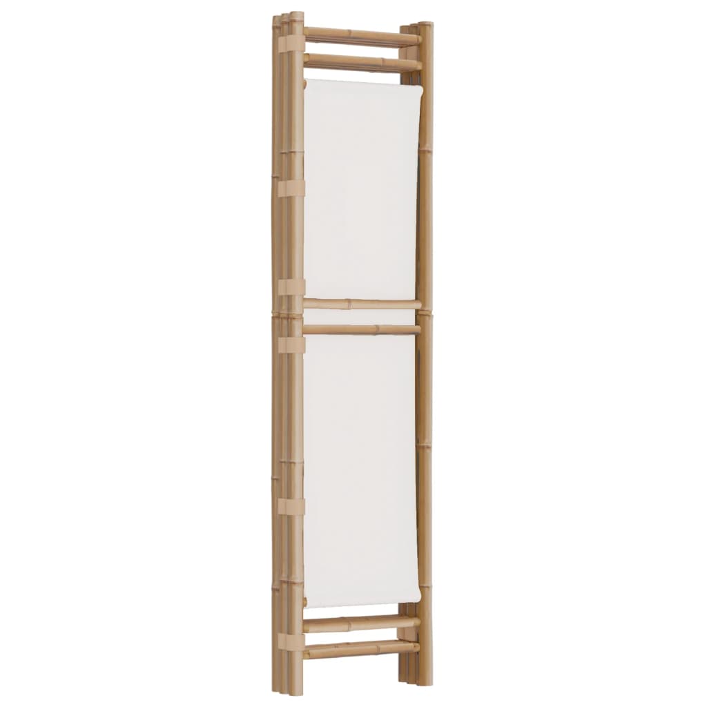 Divisória/biombo com 3 painéis dobráveis 120 cm bambu e lona