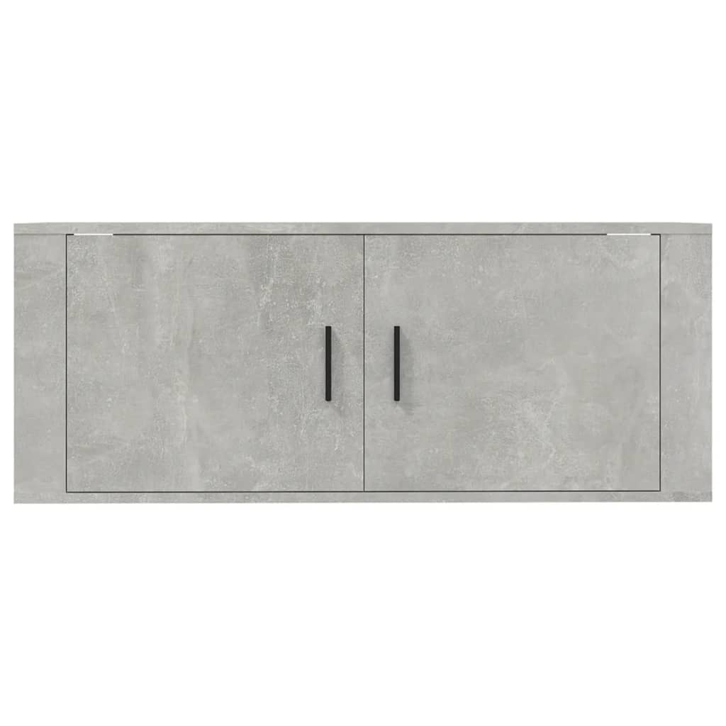 Móvel de TV de parede 100x34,5x40 cm cinzento cimento