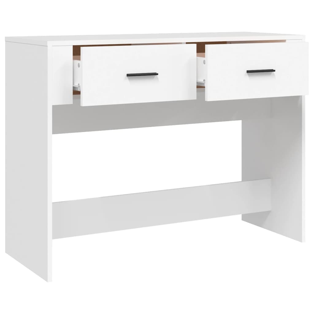 Mesa consola 100x39x75 cm derivados de madeira branco