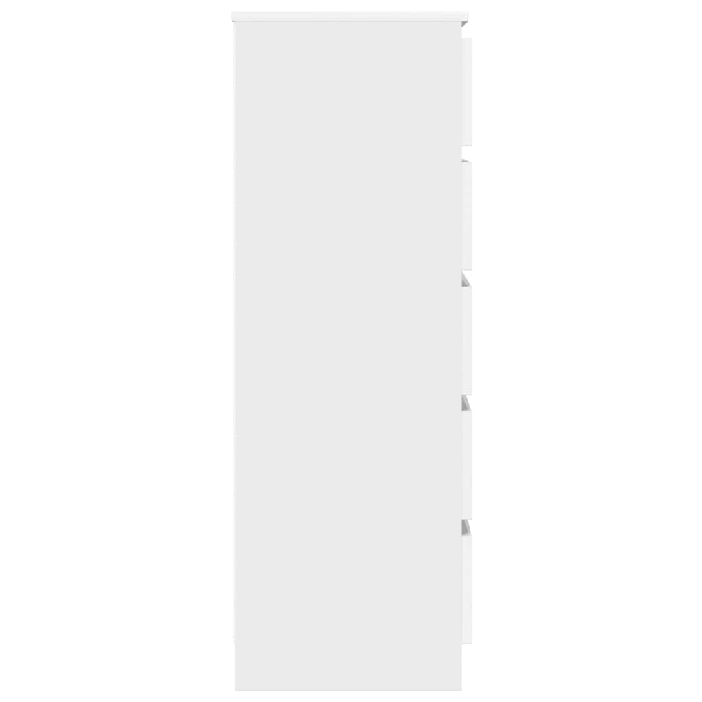 Armário de gavetas 60x36x103 cm derivados de madeira branco