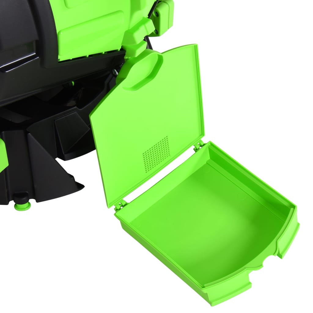Compostor de tambor giratório 49,5x44,5x57 cm 50 L