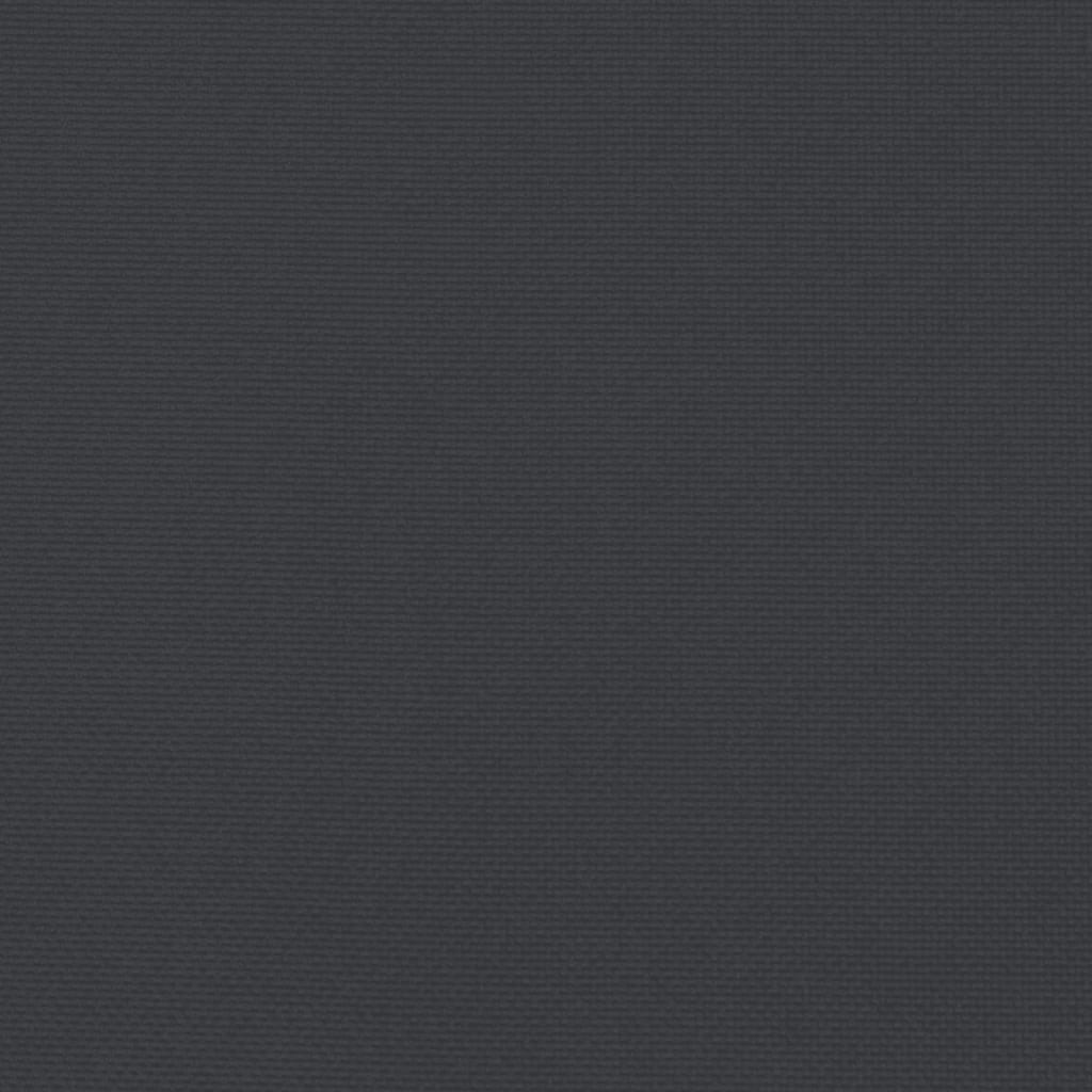 Almofadões banco jardim 2 pcs 100x50x7cm tecido oxford preto