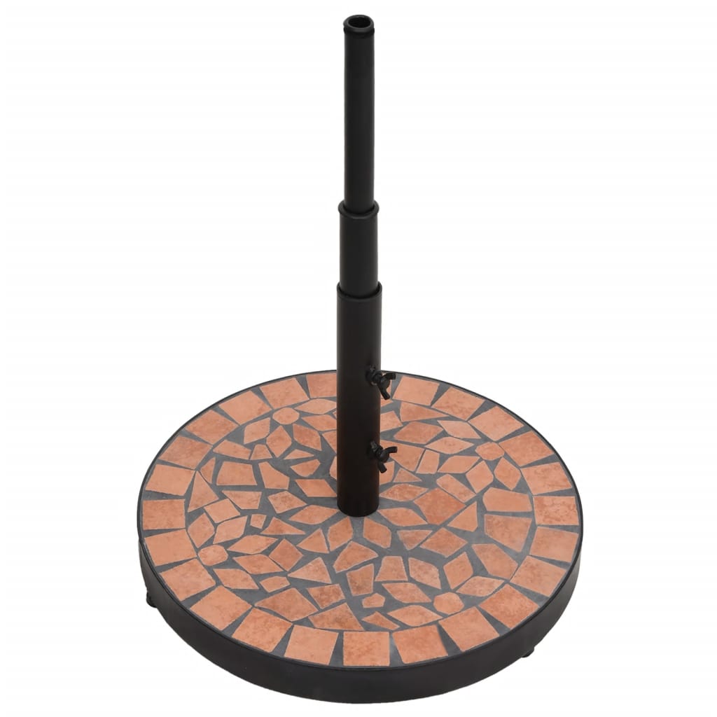Base para guarda-sol redonda 12 kg terracota