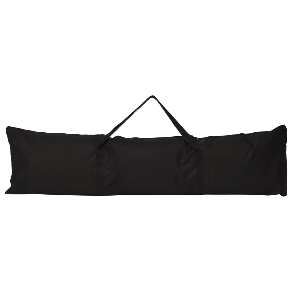 Rede basebol portátil 183x182x183cm aço/poliéster laranja/preto