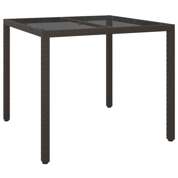 Mesa de Jantar para Jardim Castanho 90 x 90 x 75 cm