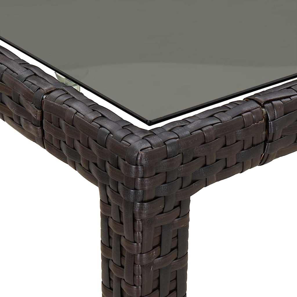 Mesa de Jantar para Jardim Castanho 190 x 90 x 75 cm