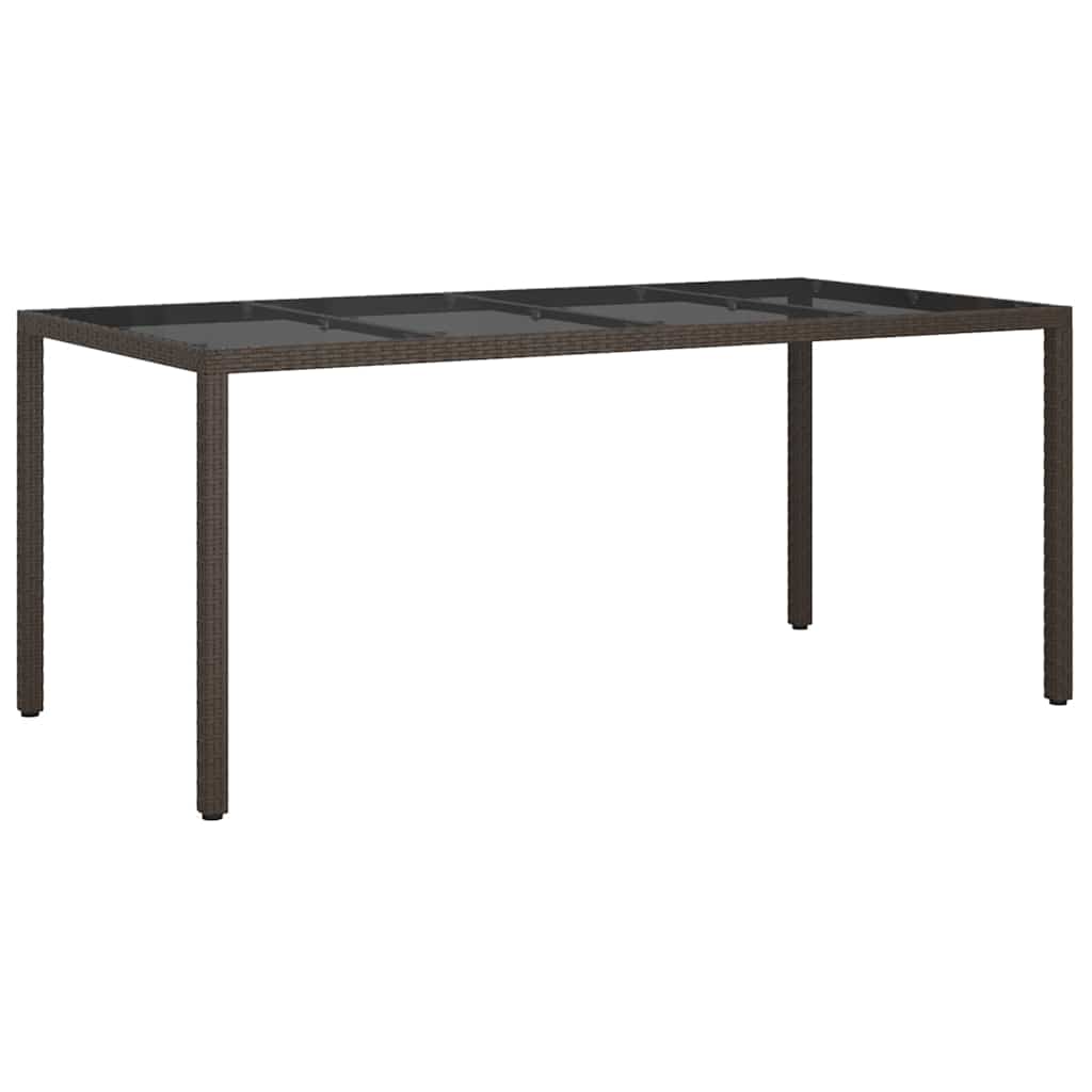 Mesa de Jantar para Jardim Castanho 190 x 90 x 75 cm