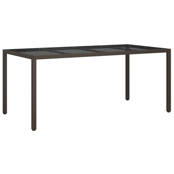 Mesa de Jantar para Jardim Castanho 190 x 90 x 75 cm