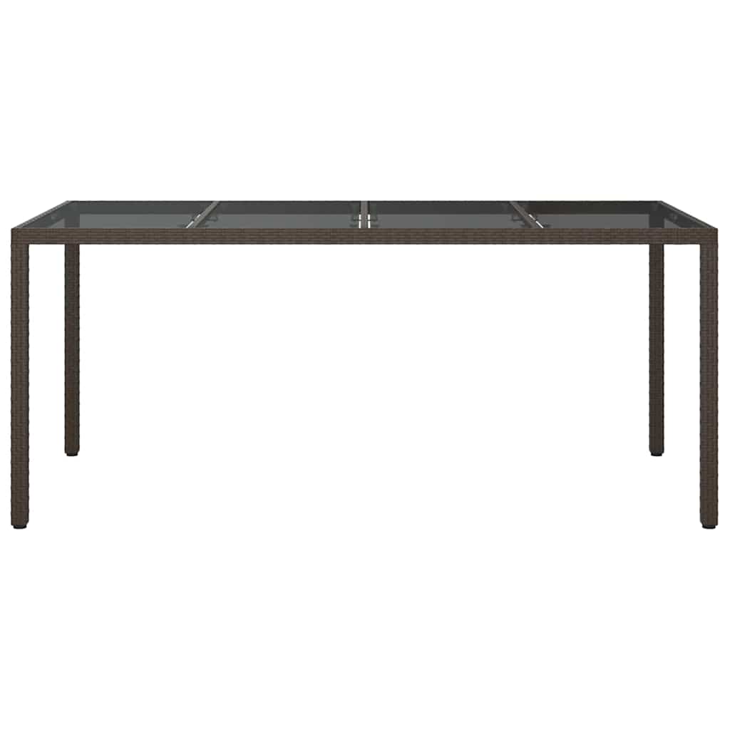 Mesa de Jantar para Jardim Castanho 190 x 90 x 75 cm