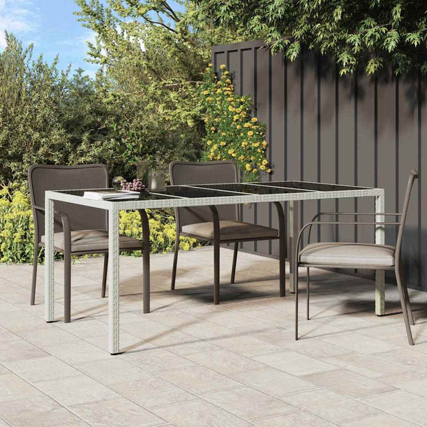 Mesa de Jantar para Jardim Branco 190 x 90 x 75 cm