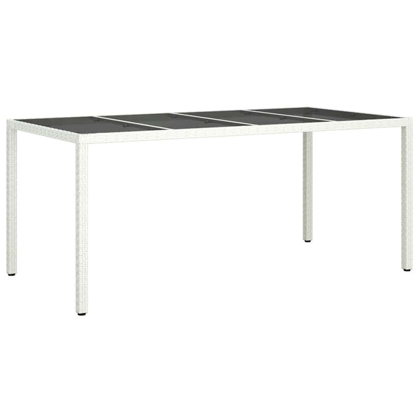 Mesa de Jantar para Jardim Branco 190 x 90 x 75 cm