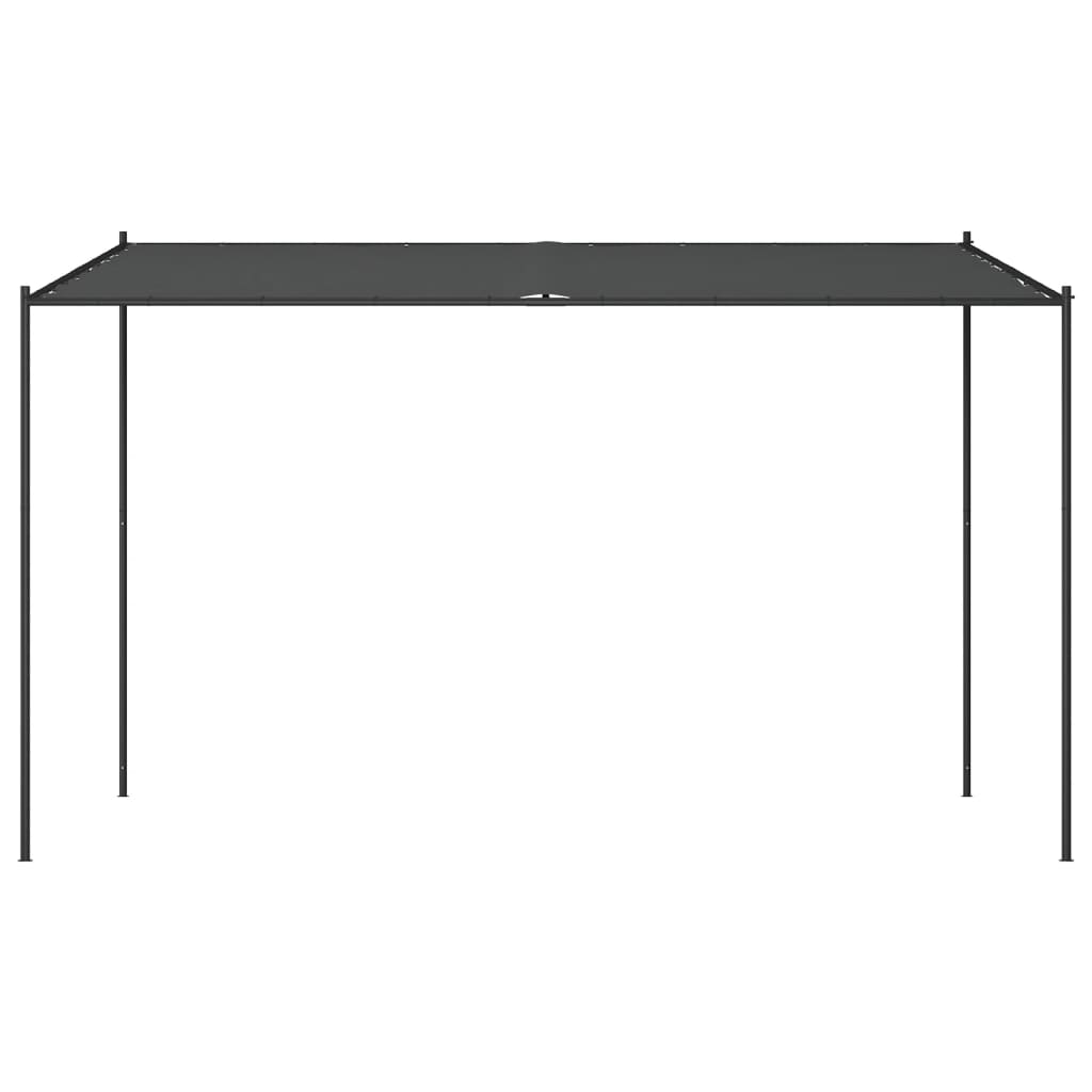 Gazebo -  4x4 m - 180 g/m² - Tecido e Aço Antracite