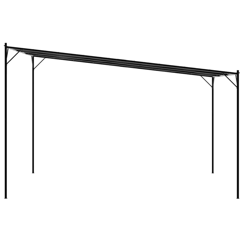 Gazebo -  4x4 m - 180 g/m² - Tecido e Aço Antracite